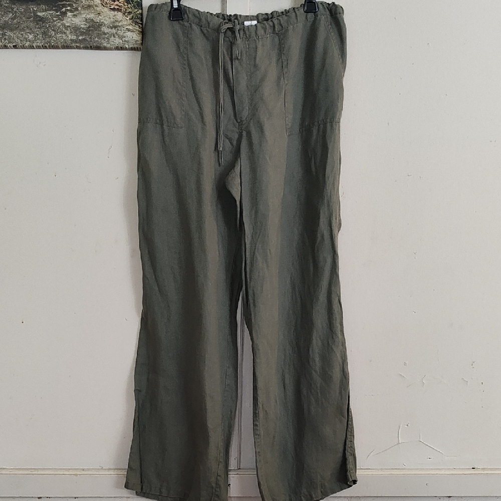 LONDONJEAN Green Sweatpants Relaxed Fit Joggers